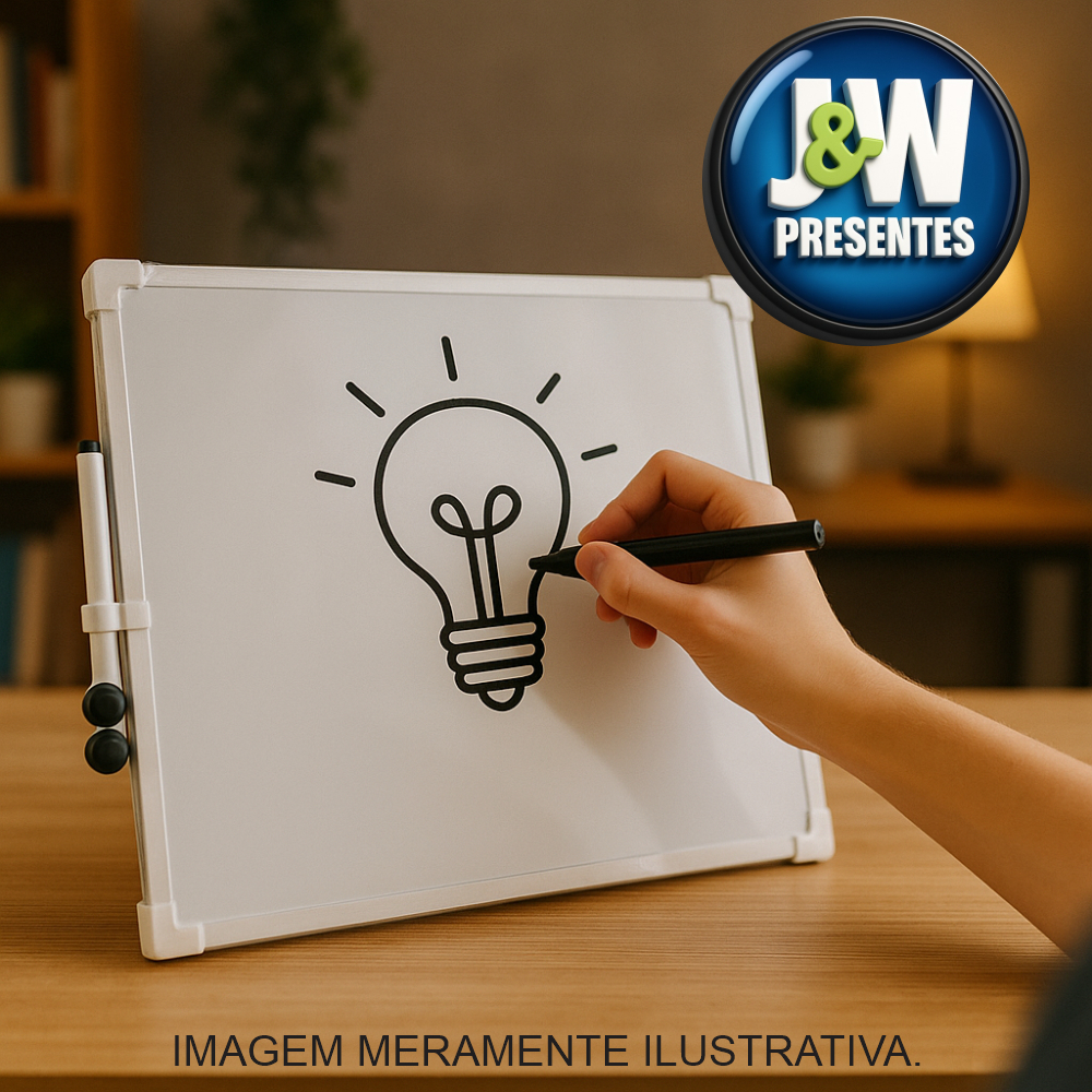 Quadro Planner Lousa Magnética de Anotações 30x40cm + Caneta + 2 Imãs -Planejamento Semanal Colorido em Oferta na Shopee