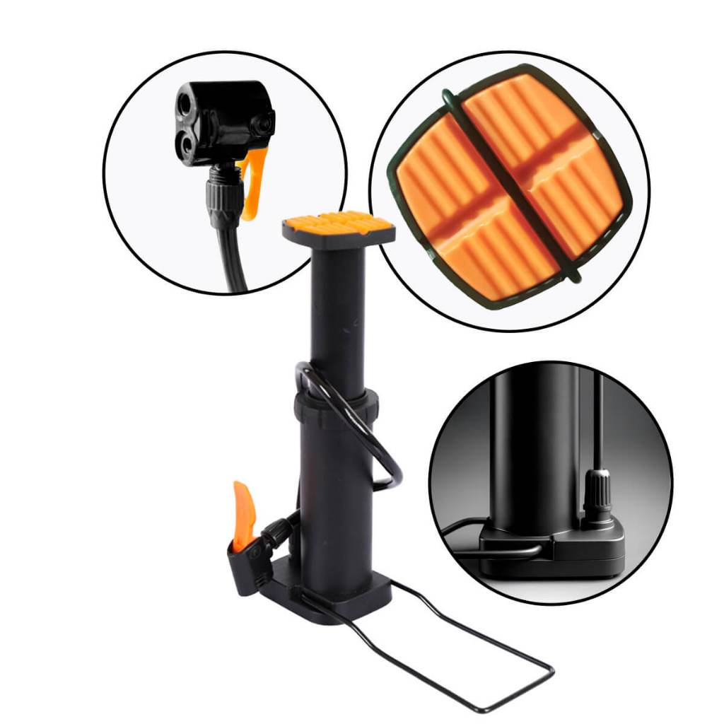 Bomba de Ar Manual Bomba De Ar Manual Portátil Para Bicicleta E Bola Bomba De Encher Pneus Ma