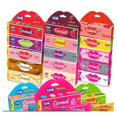 Kit Carmed Fini 2 Carmed Labial Gel Dental Carmed Fini — R$ 47,52 em Shopee