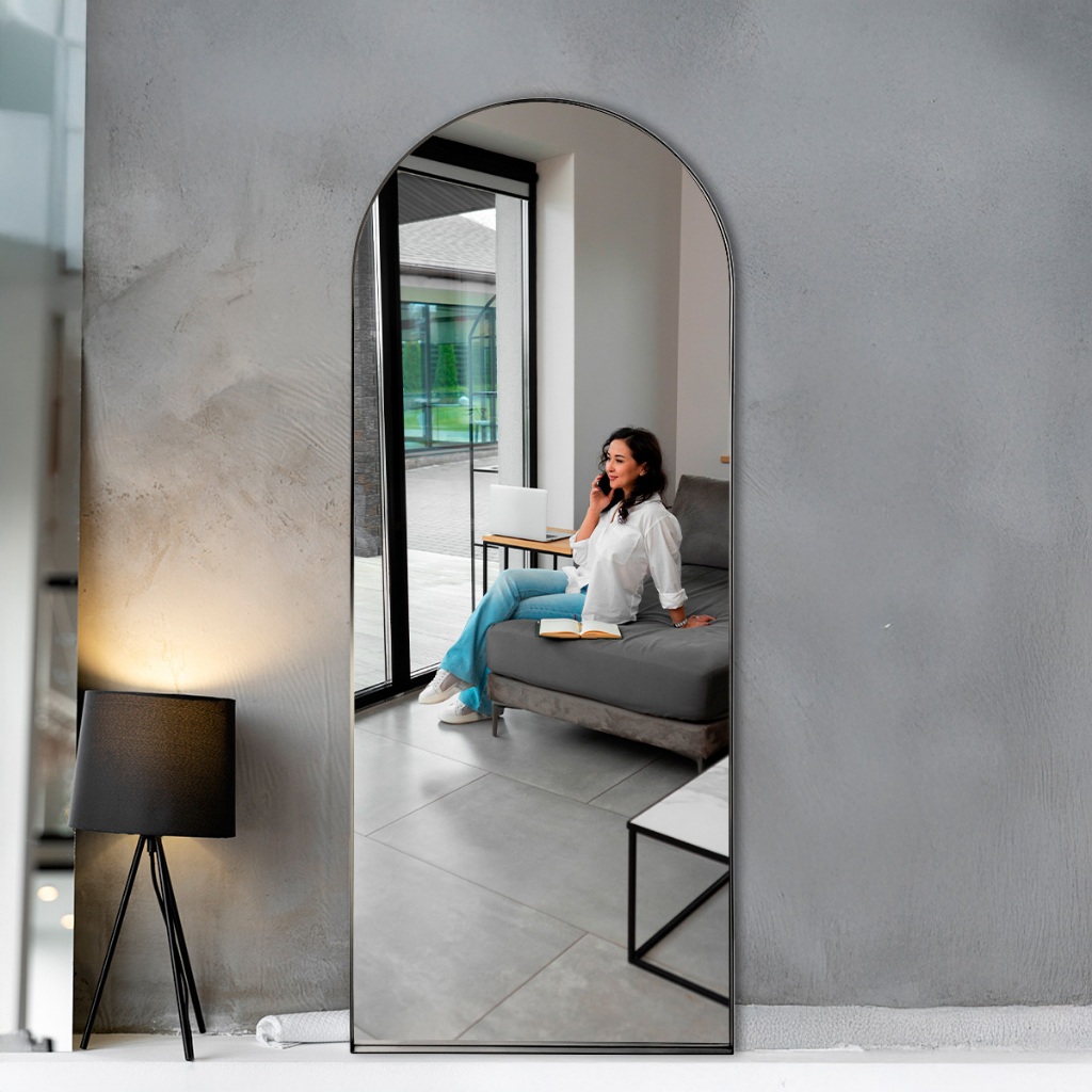 Espelho Corpo Inteiro Retrô Industrial 150x60cm - Mod Vitral em Oferta na Shopee