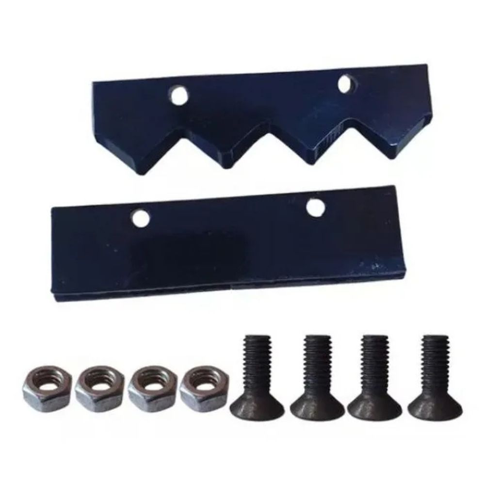 Kit Lâmina Broca Duplo Espiral de 300mm Para Perfurador de Solo Toyama