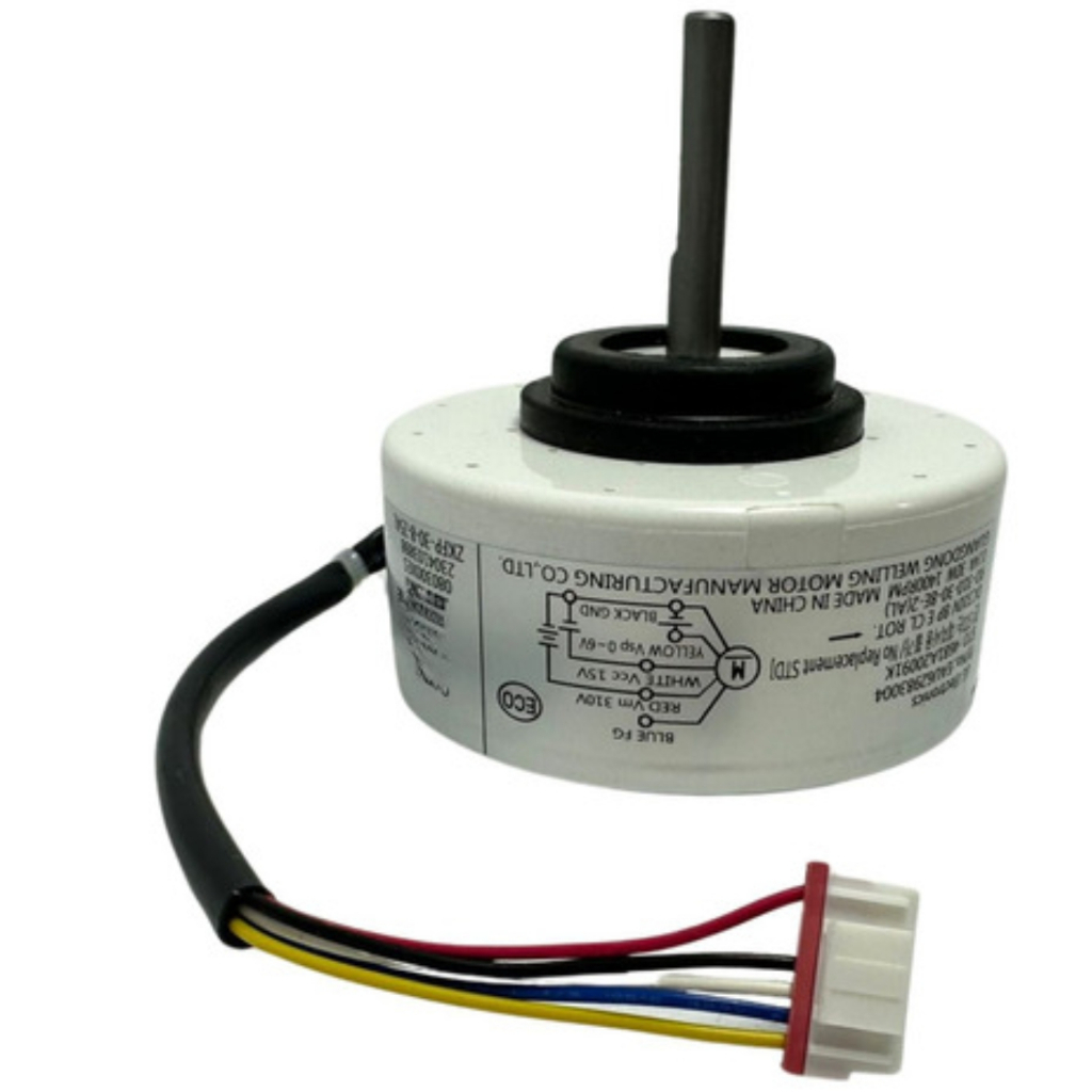 Motor Ventilador da Evaporadora Inverter LG Eixo curto 9.000 a 24.000 Btus 4681A20091K EAU62004010 eau62983004 13010006