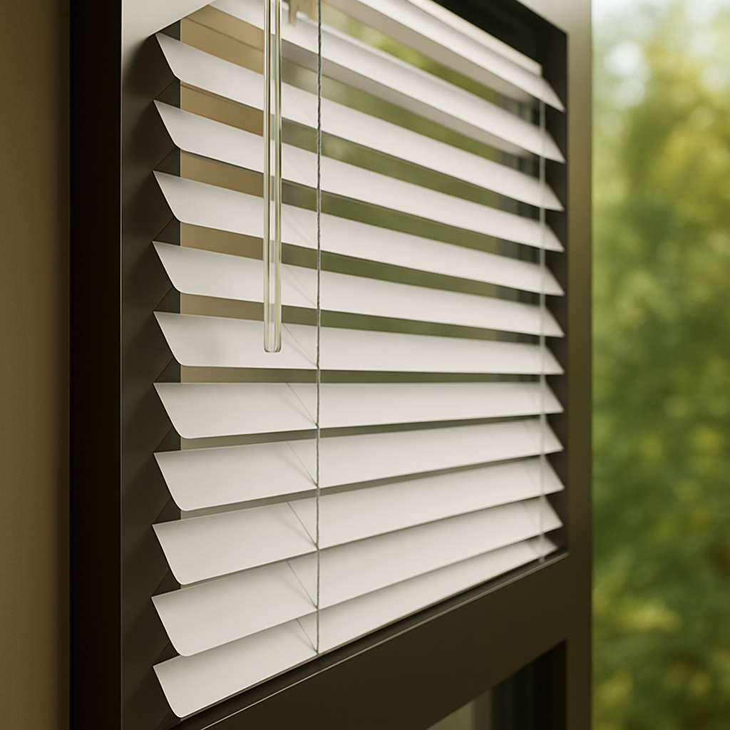 Persiana Horizontal de Alumínio Branca 25mm Sob Medida – Cortina para Janela, Casa e Escritório