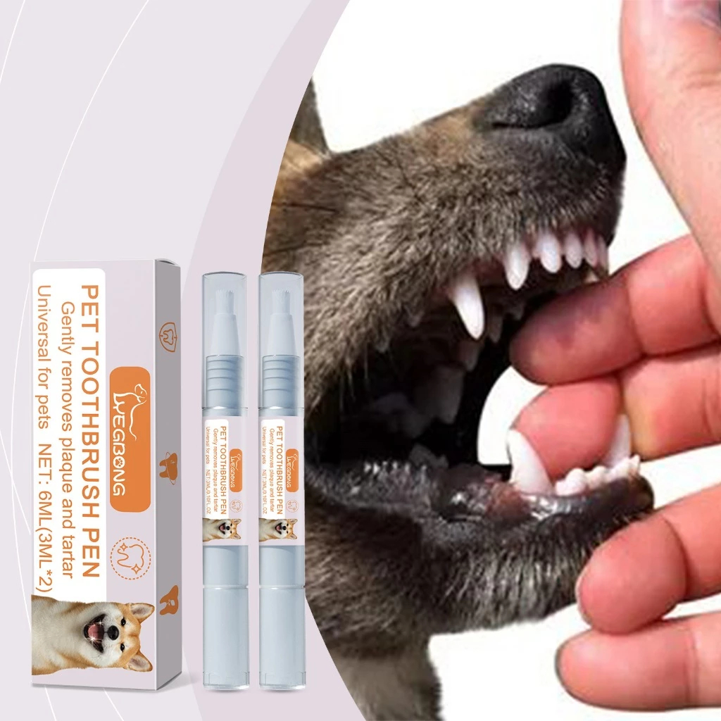 KIT 2 Escova Dental Para Pets Cachorro e Gato Uso Diário 2pcs em Oferta na Shopee