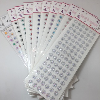 Cartela de Adesivo Flor Cartela com 96 Unidades 1,3cm em Oferta na Shopee