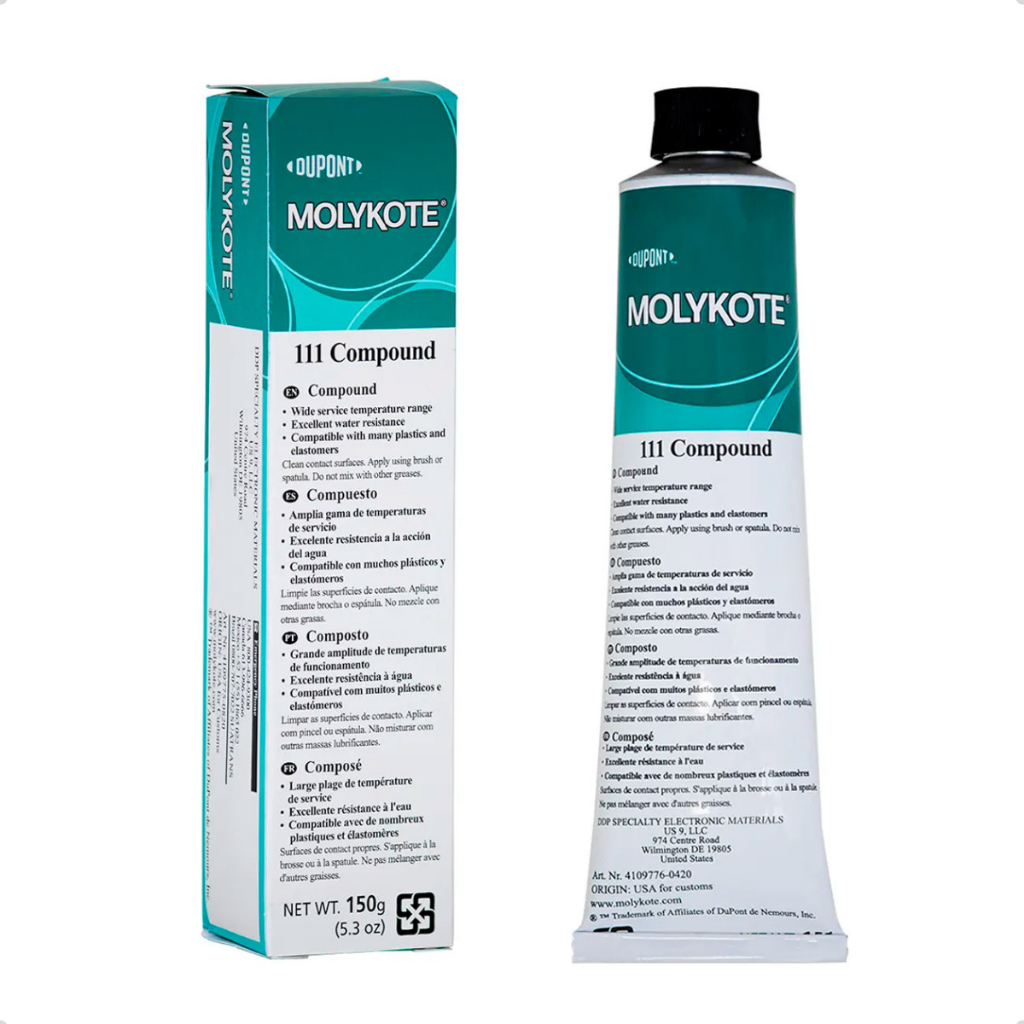 Molykote DC 111 Compound Graxa Silicone 150g  Proteção e Lubrificação de Peças em Alta Temperatura