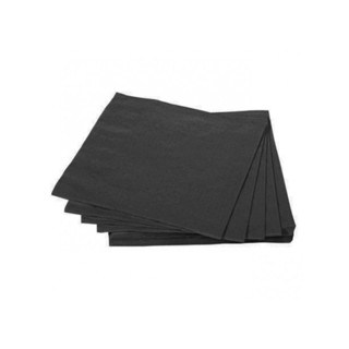 40 guardanapo de papel 33x33 cm preto luxo premium em Oferta na Shopee
