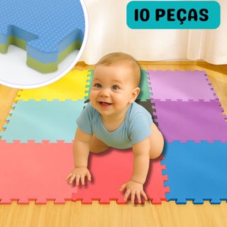 Tatame De EVA Kits Com 10 Unidades - Colorido - Econômico em Oferta na Shopee