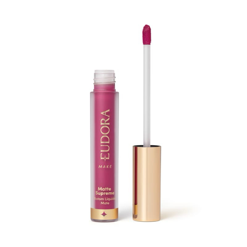 Batom Líquido Matte Supreme Eudora 4,0ml.Escolha sua cor preferida.