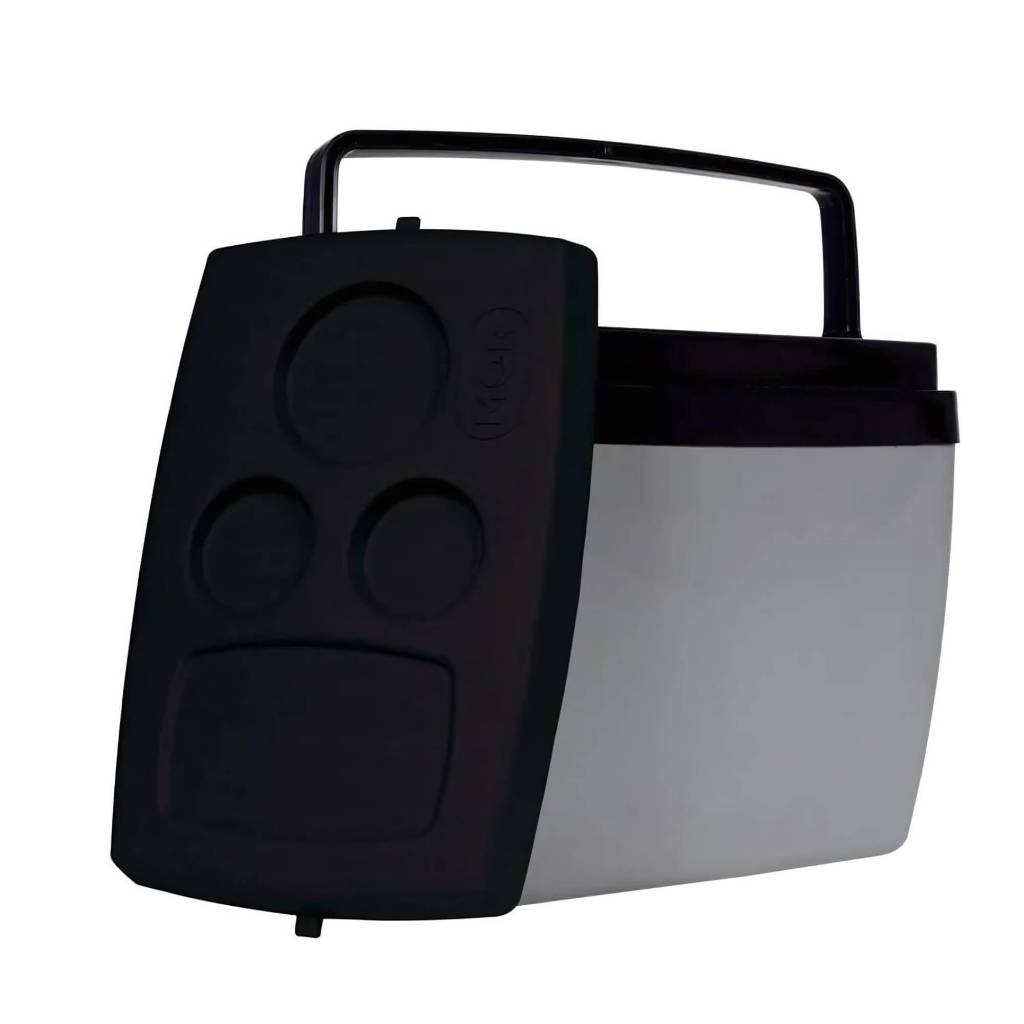 Caixa Térmica 34L Cinza com Preto Conservação Térmica MOR -25108167 em Oferta na Shopee