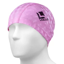 Touca de Natação PU Rosa Vollo Adulto