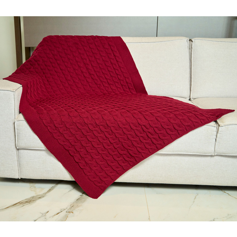 Manta Decoração Sala Trico Premium Natal Sofá - 40032