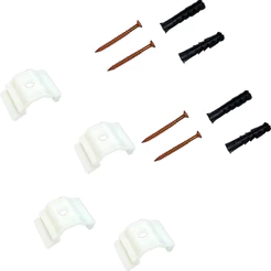 KIT 10 PRESILHA PARA TRILHO SUÍÇO SIMPLES TETO/CORTINEIRO