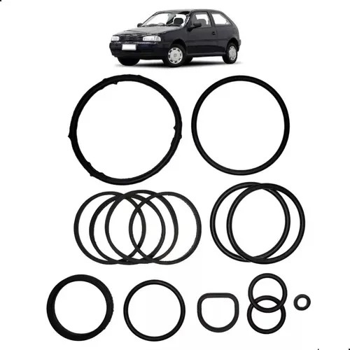 Kit Anéis Vedador Carcaças Água Gol Parati Fox G5 At Ea111 em Oferta na Shopee