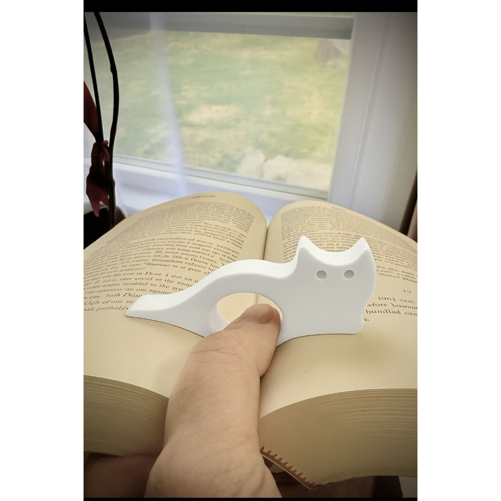 Anel Suporte para Segurar livro Separador de Páginas Gato