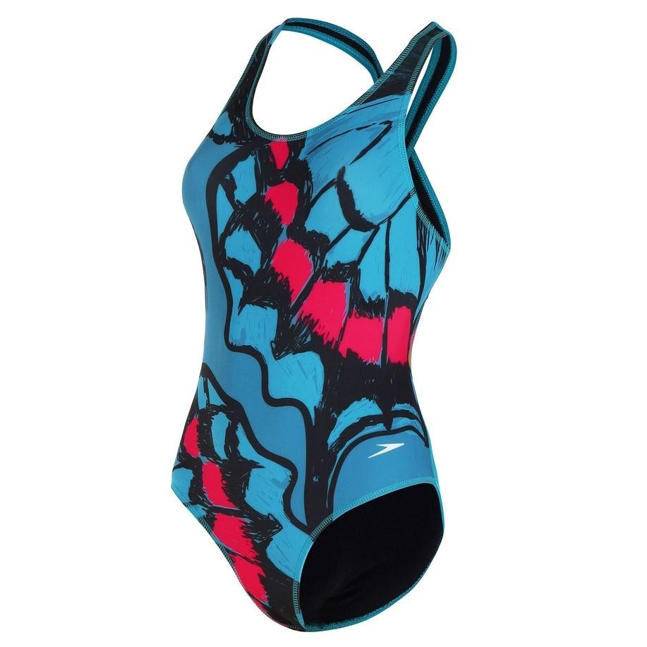 Maiô Adulto Slim Papillons  Speedo -  ACQUA MARINE - Sports & Outdoors