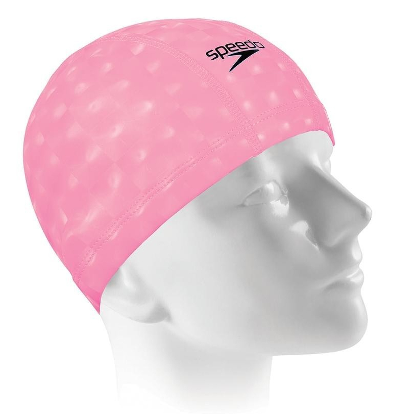 Touca de natação em tecido ultra confortavel - comfort 3D cap  Speedo -  ROSA - Sports & Outdoors