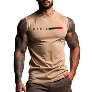 Camiseta Oversized Regata Camisa Machão Paris Treino Academia em Oferta na Shopee