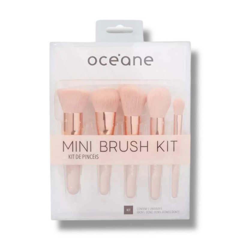 MINI KIT COM 5 PINCÉIS - MINI BRUSH KIT OCÉANE