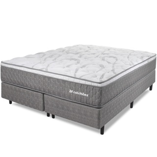 Cama Box Queen Colchão Smart Spring Mola Ensacada e Pillow Top de Espuma 158x198x61cm BF Colchões em Oferta na Shopee