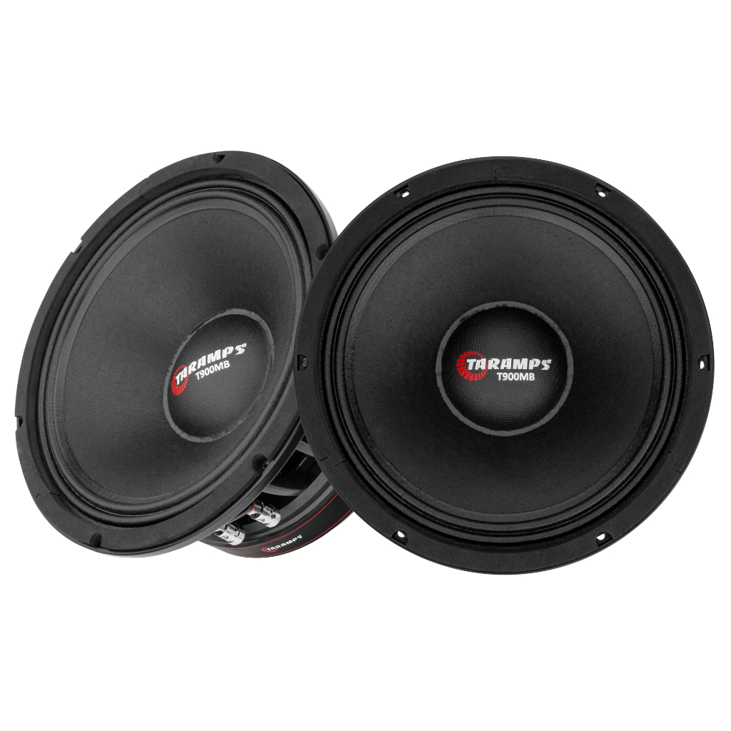 Kit 2 Alto Falantes Médio Grave Taramps T 900 MB 10 Polegadas 450w Rms 6 Ohms