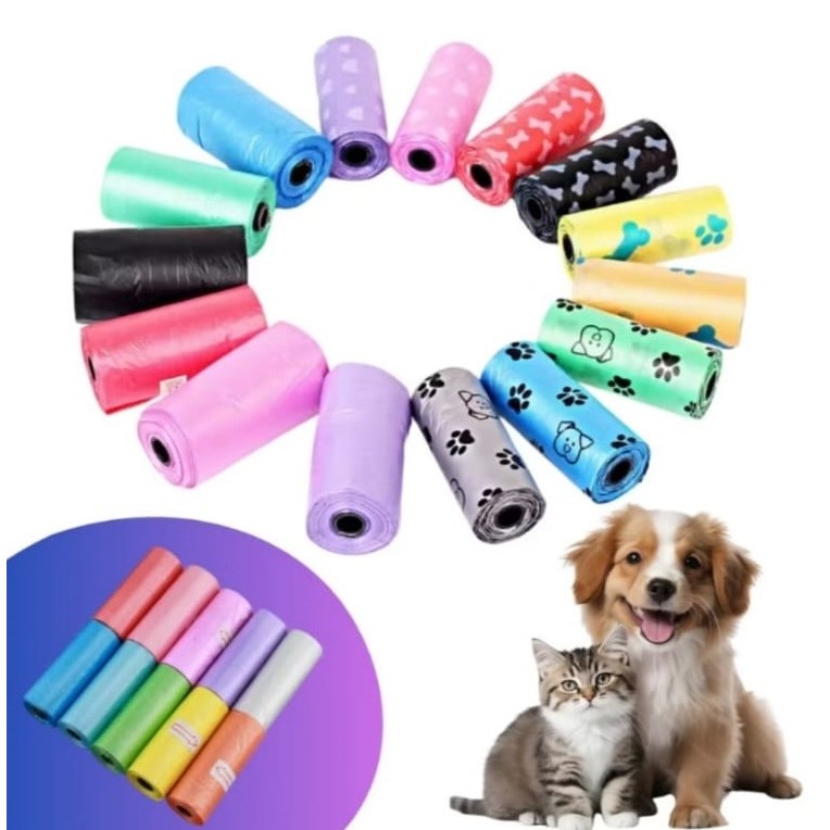 Refil Cata Caca Total 45 Saquinhos Biodegradável Prático Para Pet Cachorro ou Gato.