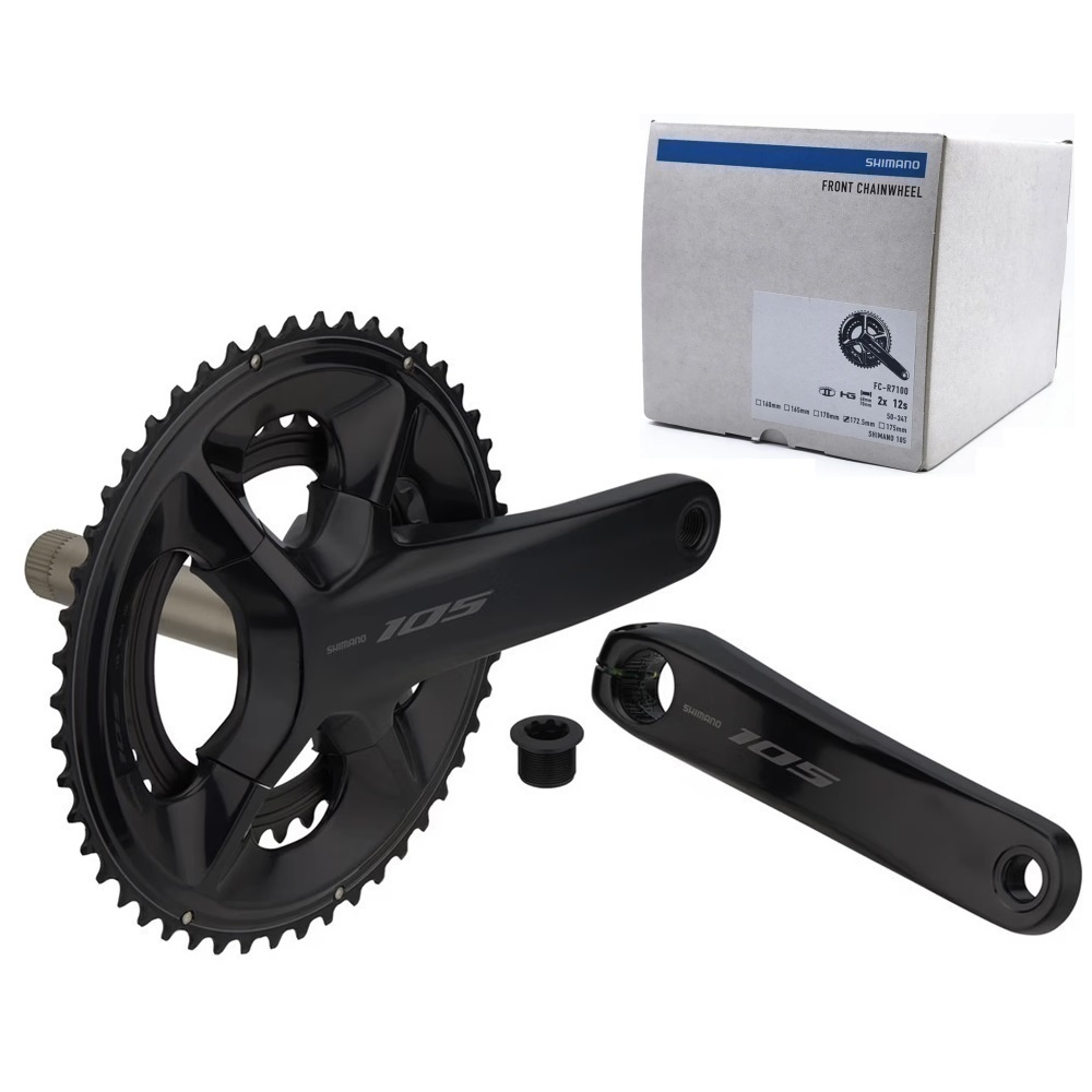Pedivela Shimano 105 R7100 12v Speed 50/34 172.5mm Road Di2