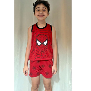 Pijama regata super heróis pijama regata homem aranha