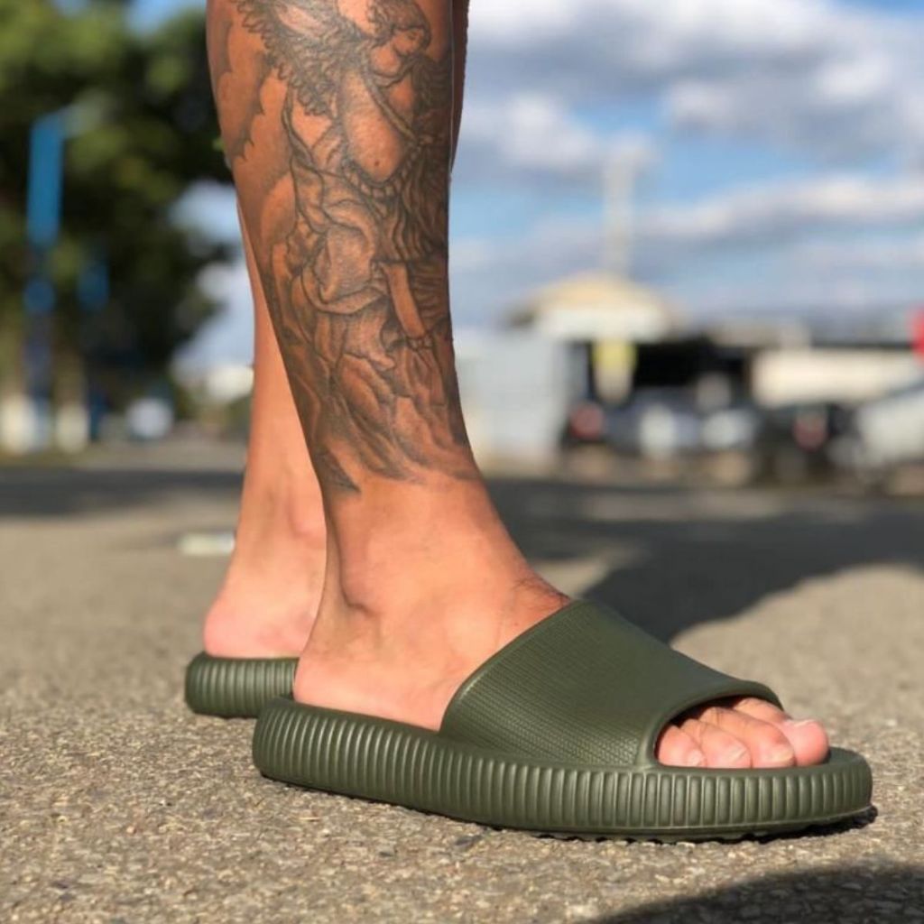Chinelo Nuvem Slide Sandália Masculino Confortável Flexível Anatômico Super Leve