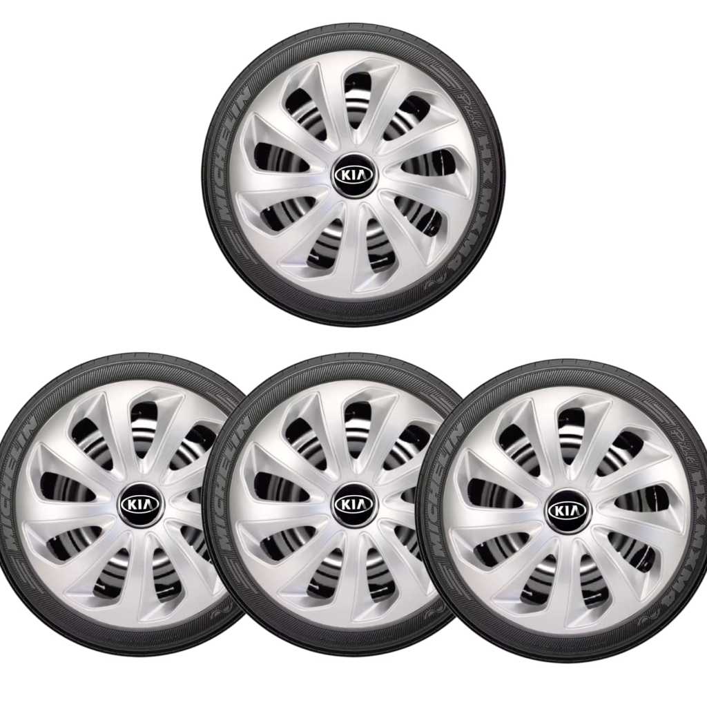 Calota Aro 14 KIA Soul Kia Bongo Esportiva Jogo 4 Unid  Emblema Incluso