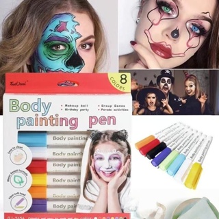 Caneta de Pintura Corporal Lavável para Crianças Jinwannian Ponta Macia Graffiti Facial Jogo PK Pintura Corporal em Oferta na Shopee
