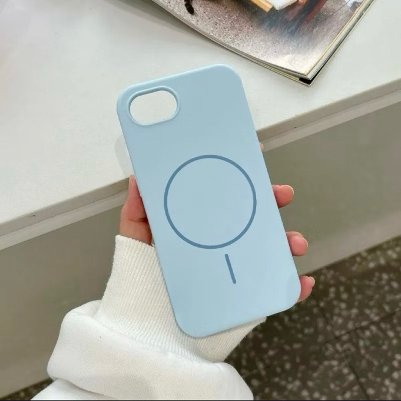 Capa Celular iPhone 16E Silicone Redonda Magnética Capinha Macia/ Prova De Choque Bem resistente em Oferta na Shopee