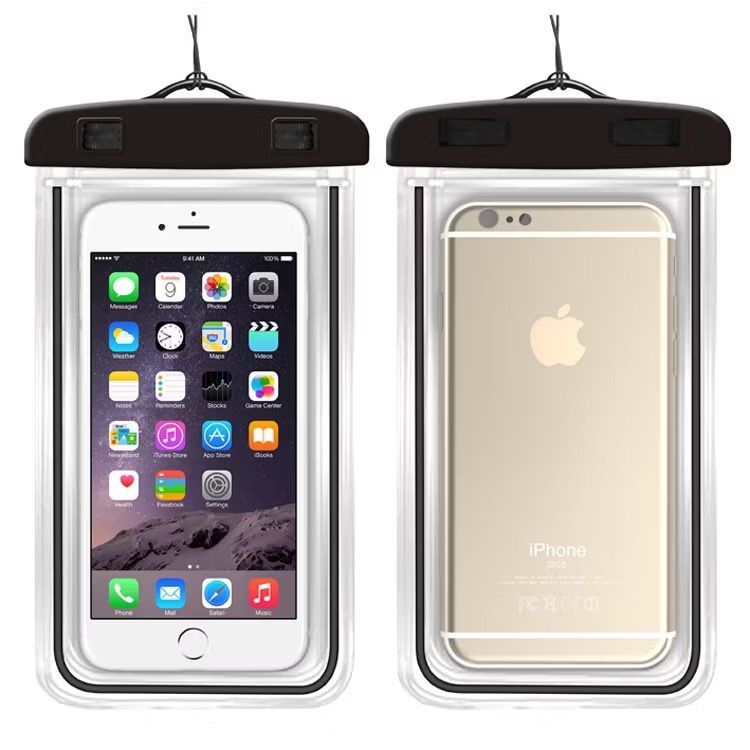 Kit 2 Capas Protetoras Celular à Prova d’Água Universal com Alça – Touch Screen, Impermeável