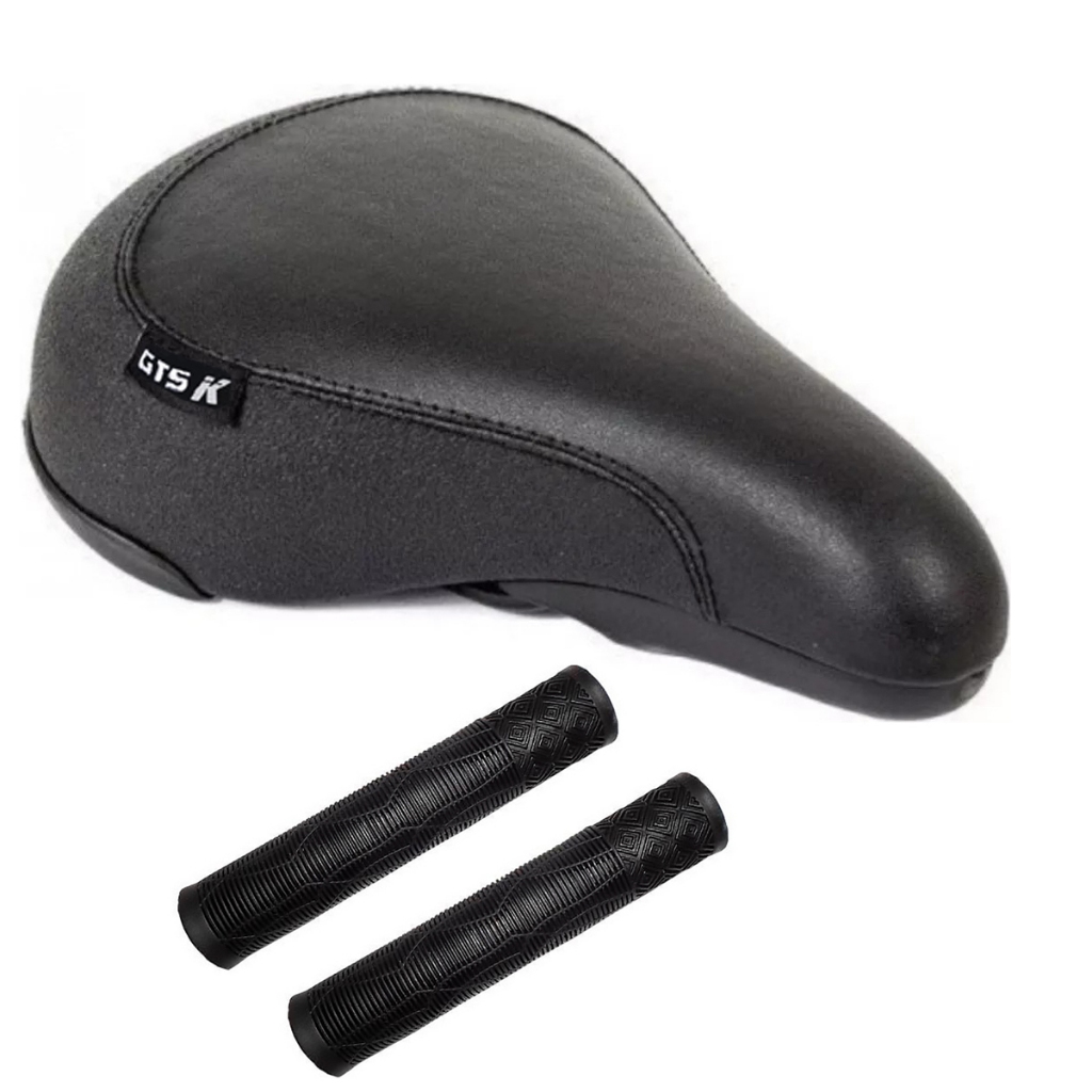 Selim GTS-K Tipo Ddk 243 Bmx Dirt Jump Freestyle Freeride Bike Banco Grau Colorido+ manopla gios colorida bmx bike