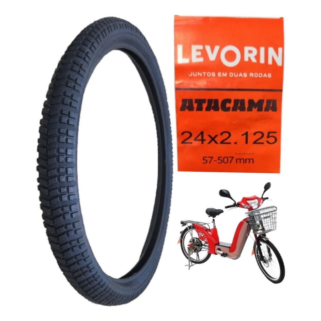 Pneu Levorin Atacama 24x2.125 Balão Bmx Bike Largo