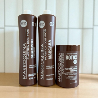 Kit Progressiva marroquina 3x1 1 litro cada. em Oferta na Shopee
