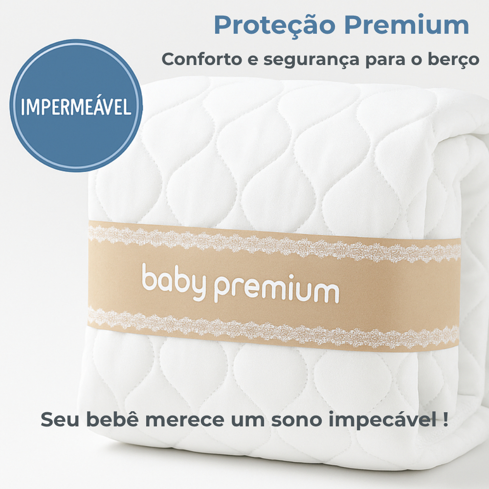 Protetor Impermeável Para Colchão de Berço Americano
