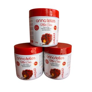 Kit 3 Mel Cola anna telles para cachos orgânicos e naturais 500g cada em Oferta na Shopee