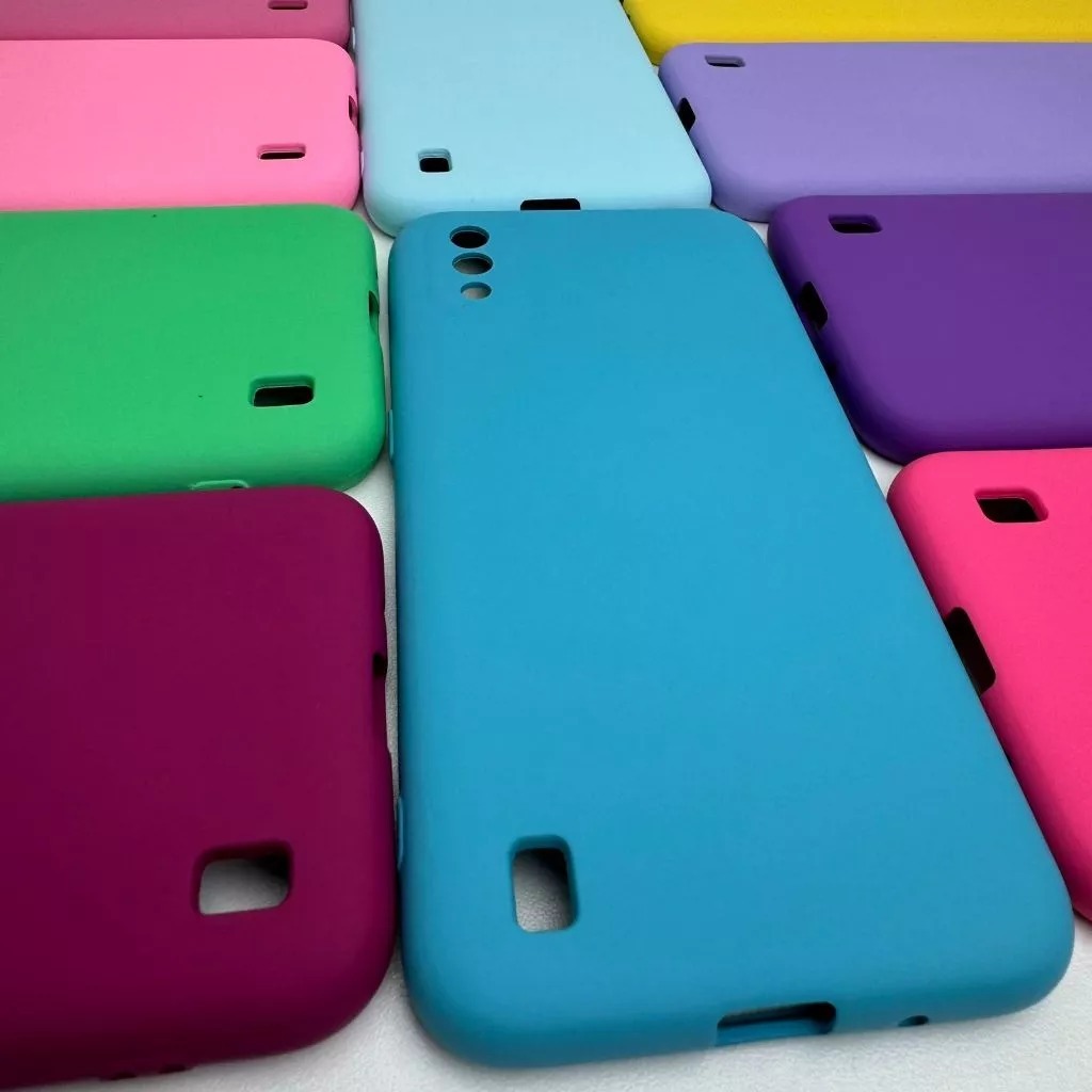Capa CASE Capinha Samsung Silicone Aveludado A11 A01 A01core A02S A50/A30S A20S A20/A30 A10 — imagem 2 de 2