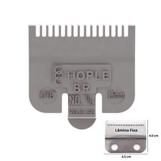 Pente de Disfarce para Máquina de Corte nº 0.5 (1.5mm) Cinza em Oferta na Shopee