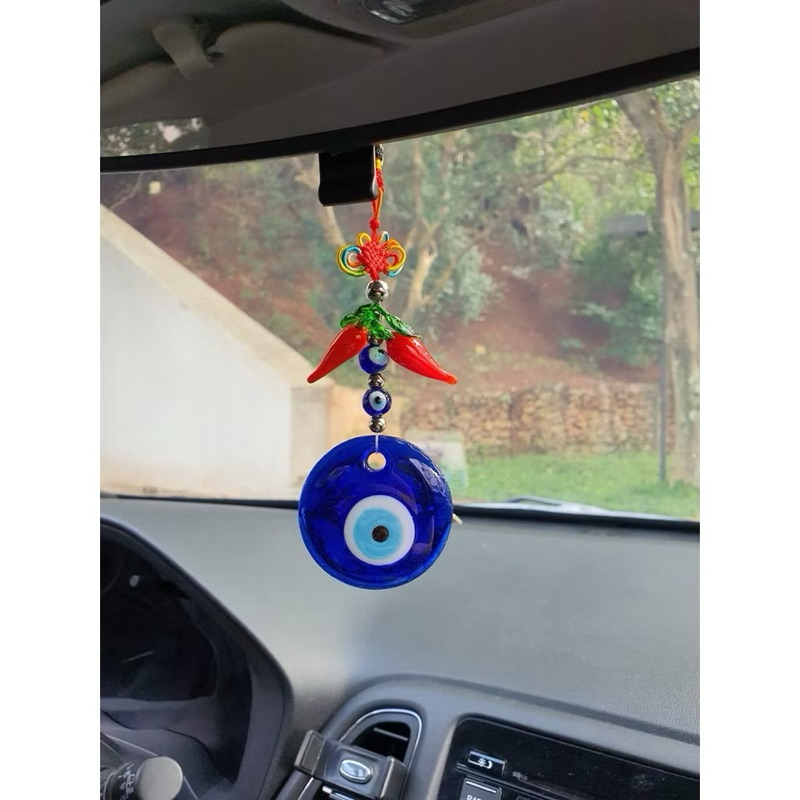 pêndulo Para Carro Enfeite De Olho Grego e Pimenta decoração De Carro parede em qualquer ambiente