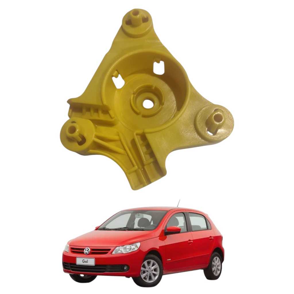 Suporte Roldana Maquina Vidro Dianteiro Gol G5 Volkswagen