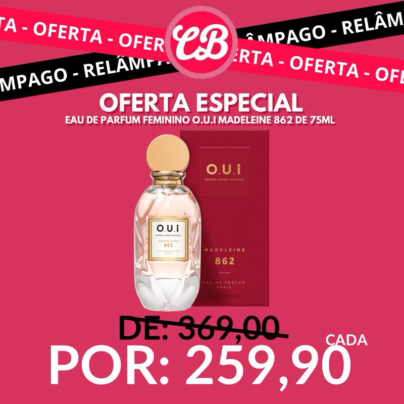 Perfume Oui Madeleine 862 Feminino Eau de Parfum: Onde Comprar | BuscaProdutos