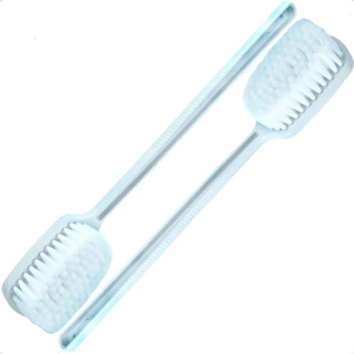 2 Escova De Banho Para Lavar As Costas Cabo Longo Cerdas Macia Ex Decor em Oferta na Shopee