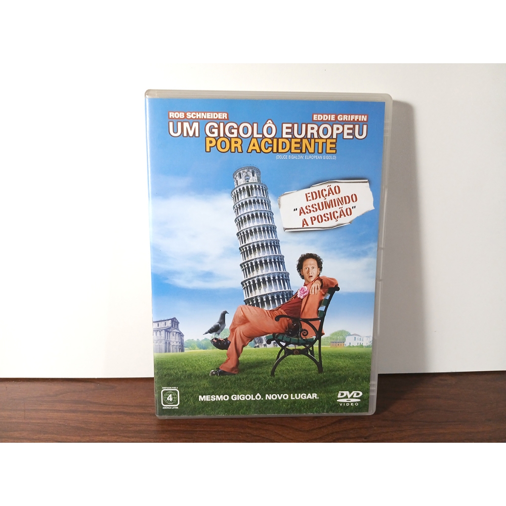 DVD UM GIGOLO EUROPEU POR ACIDENTE – USADO - ORIGINAL - Comédia