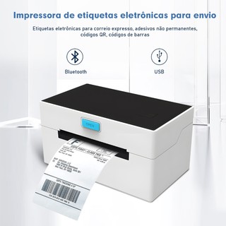 COIBEU Impressora de folha de rosto eletrônica Impressora de papel térmico Bluetooth