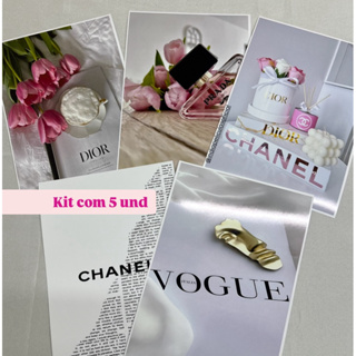 capa de revista para fotos / folhas kit cenário revista fake capa de revista para unha nails em Oferta na Shopee