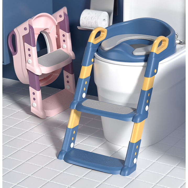 Assento Redutor Infantil com Escada Ajustável - Conforto e Segurança para o Treinamento do Banheiro em Oferta na Shopee