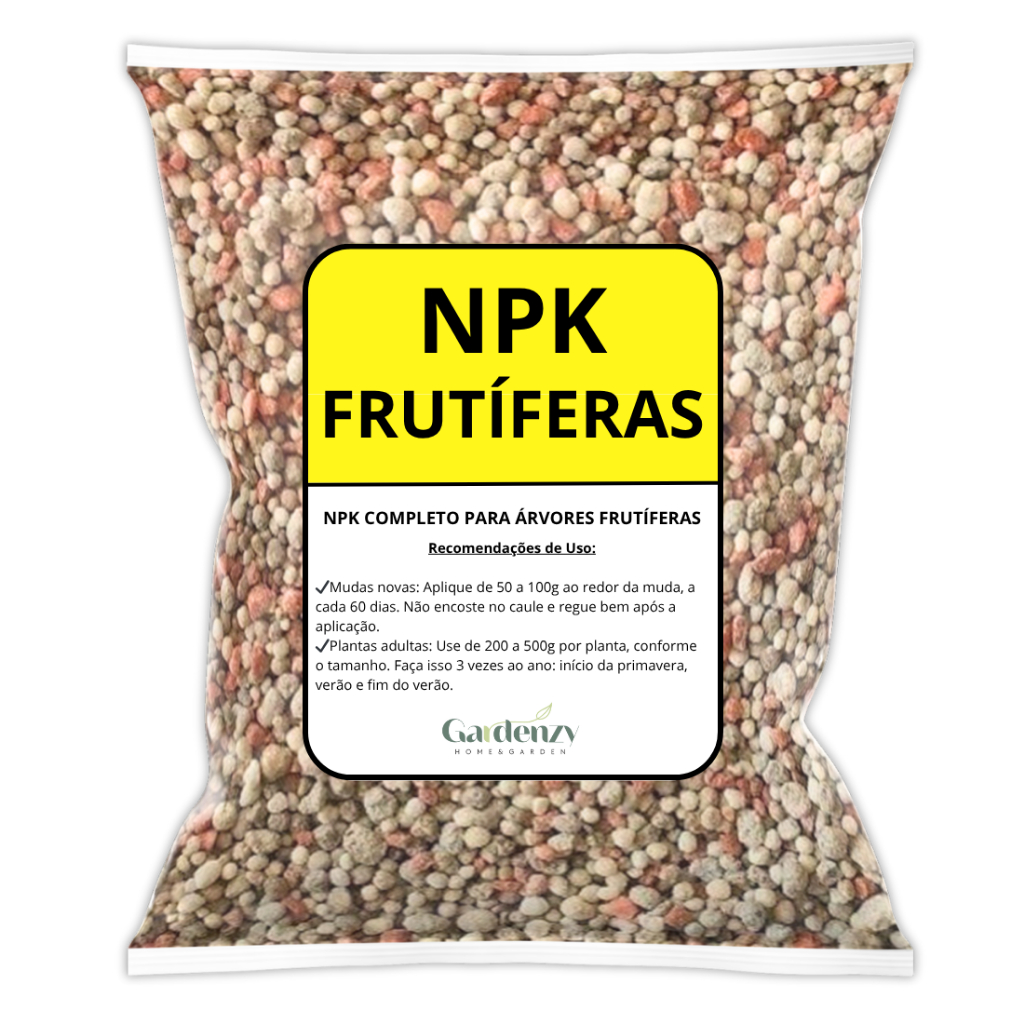 Adubo Fertilizante Árvores Frutíferas NPK + 9 Micronutrientes - Crescimento e Frutificação 1kg / 3kg em Oferta na Shopee