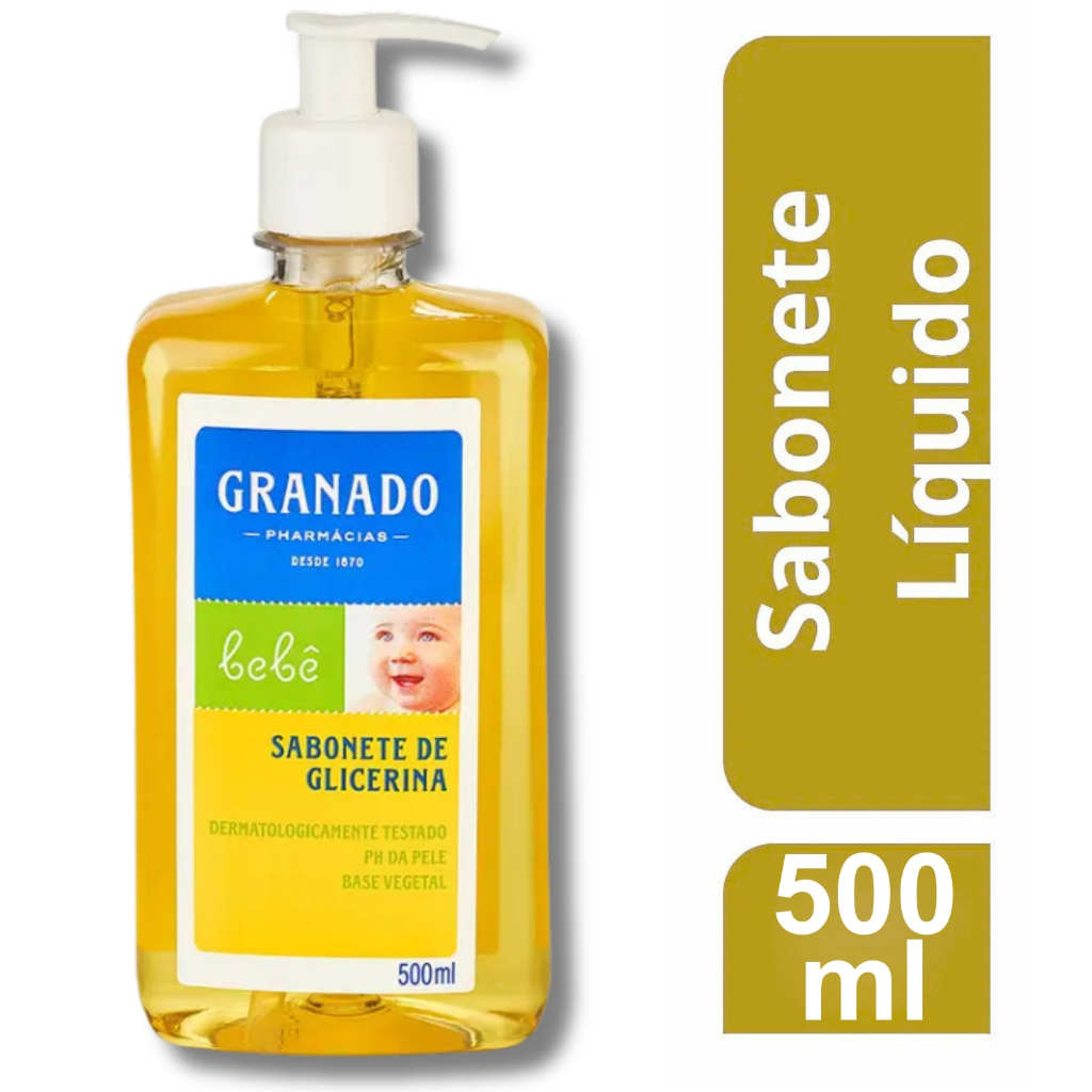 Sabonete Líquido De Glicerina Granado Bebê Tradicional 500ml